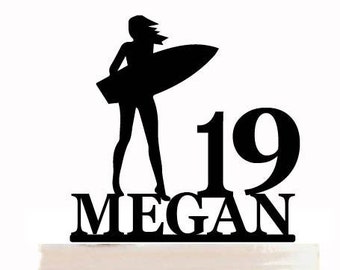 Surf Cake Topper Etsy