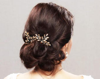 Crystal Bridal Hair Pin, Rhinestone Wedding Hairpiece, Sparkly hair pins