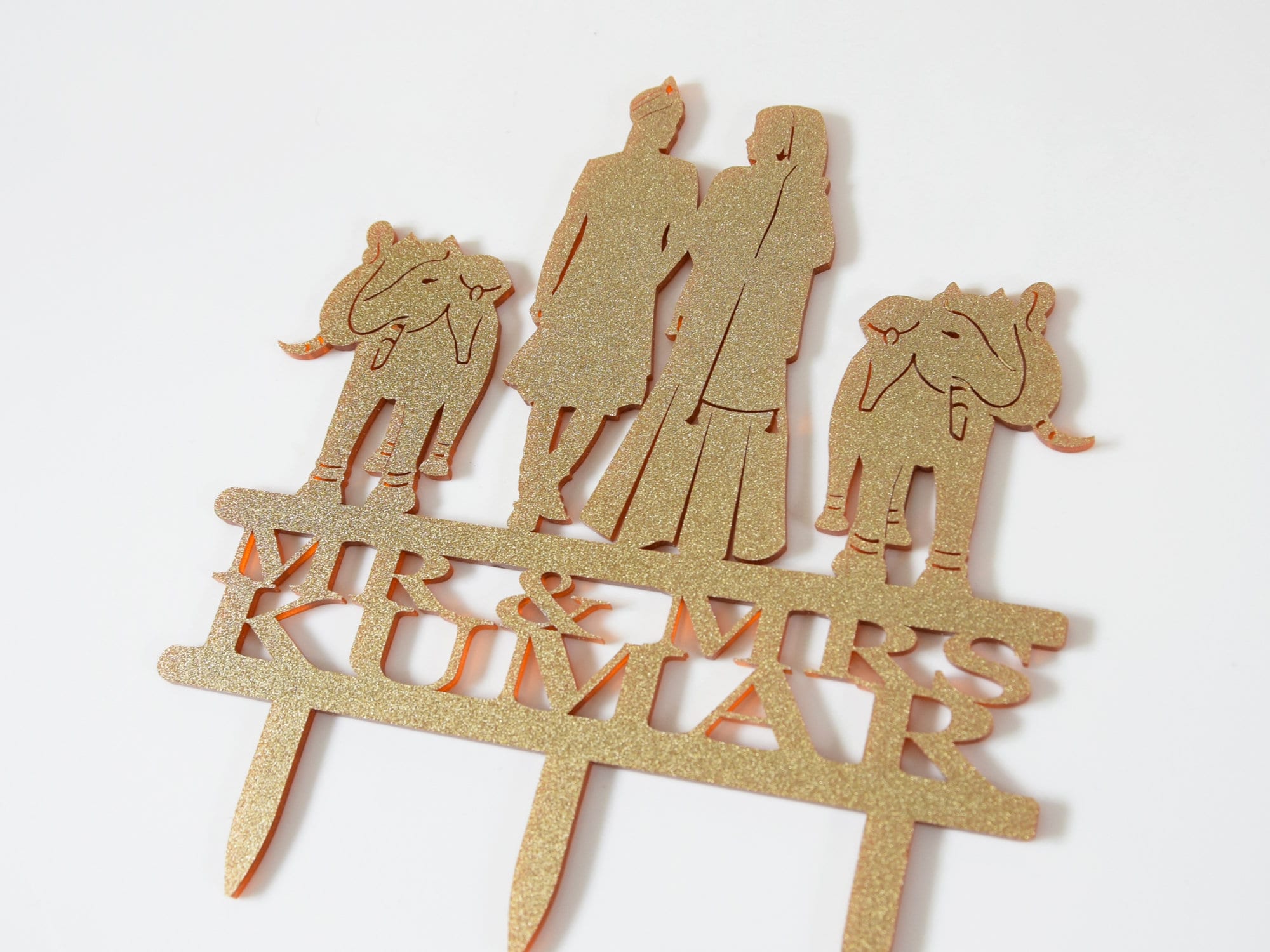 Personalised Indian wedding cake topper Cake topper with | Etsy