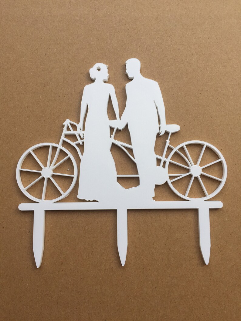 Wedding Cake Topper , Bride and Groom High Five, Cake Decoration ...