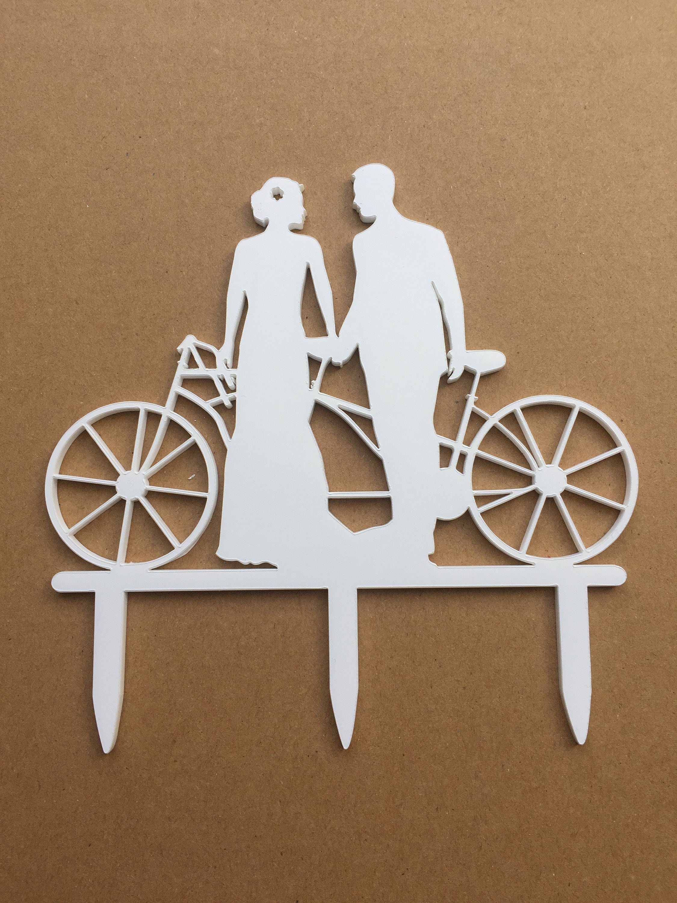 Wedding Cake Topper , Bride and Groom High Five, Cake Decoration ...