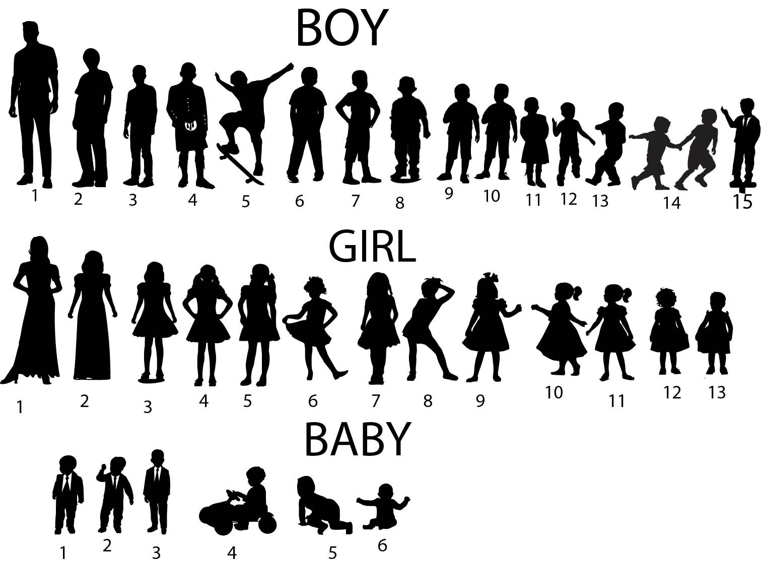 Tortenaufsatz Familien-Silhouette | Mit Kind & Hund, Personalisierbar Für Hochzeit, Geburtstag
