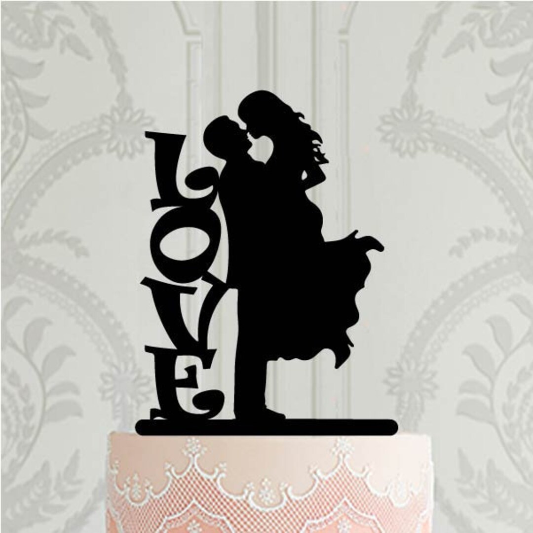 Archivo 3D Pastel De Bodas Stl Topper Novia Novio Stl Imprimir 3d Elegante Stl Pastel De Bo