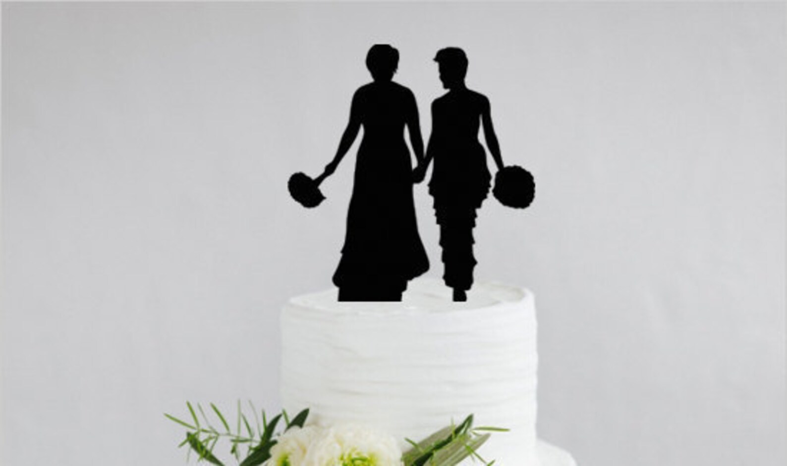 Lesbian Wedding Cake Topper Mrs Mrs Cake Topper Wedding Cake Etsy