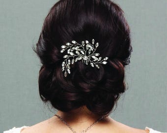 Rhinestone Bridal Hair Comb,  Crystal Wedding Hair Accessory
