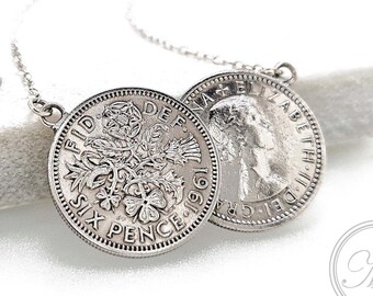 Holly Coin Necklace - Etsy UK