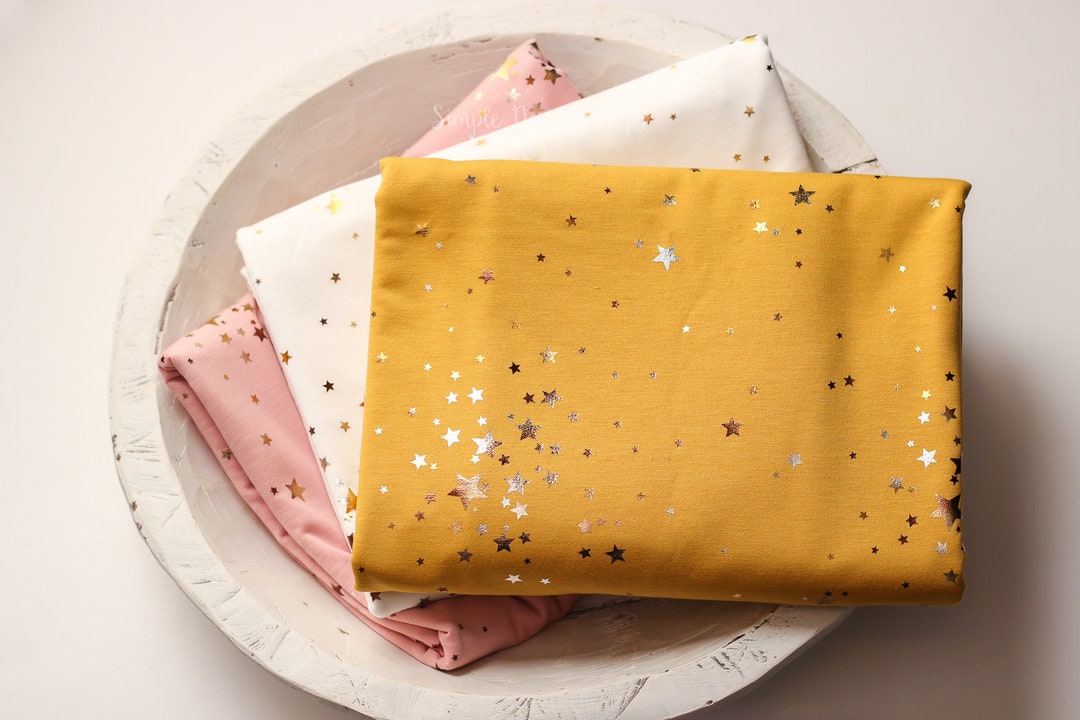 Star Fabric Newborn Backdrop Metallic Star Posing Fabric Newborn Posing