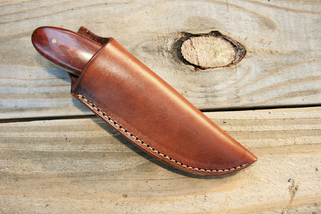 Leather Knife Sheath Medium B2a Etsy