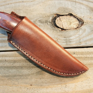 Leather Knife Sheath - Medium B2a