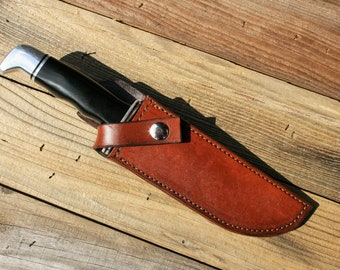Leather Knife Sheath for Buck 119 or 120