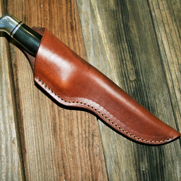 Leather Knife Sheath Buck 105