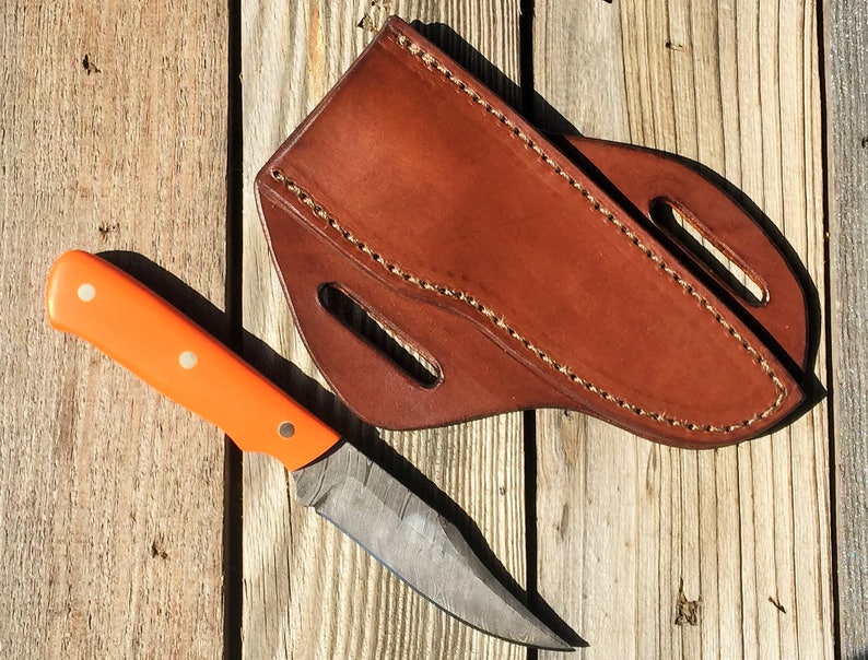 Crossdraw Leather Knife Sheath Horizontal Sheath - Etsy