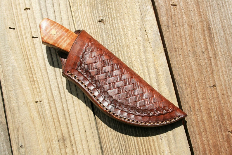 Leather Knife Sheath Small A3c Etsy Canada