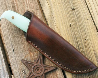 Funda de cuero para cuchillo - Pequeña A4a