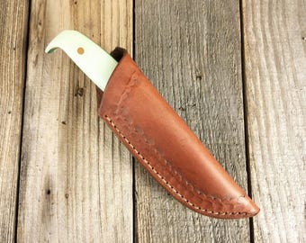 Leather Knife Sheath - Small A4f