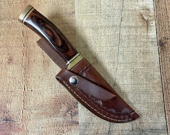 Leather Knife Sheath for Buck 192 Vanguard