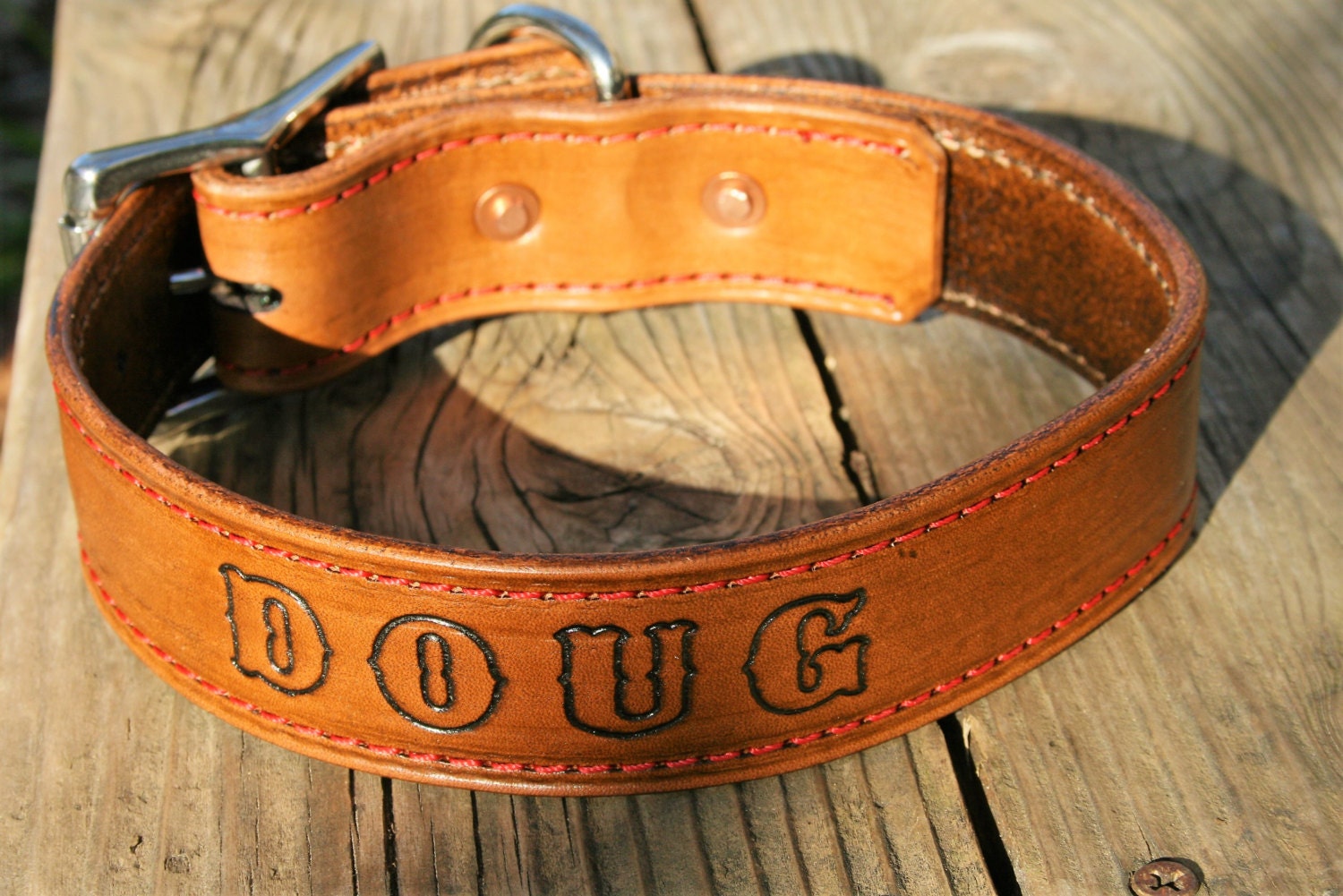 Personalized Dog Collar Leather Dog Collar Custom Dog Etsy