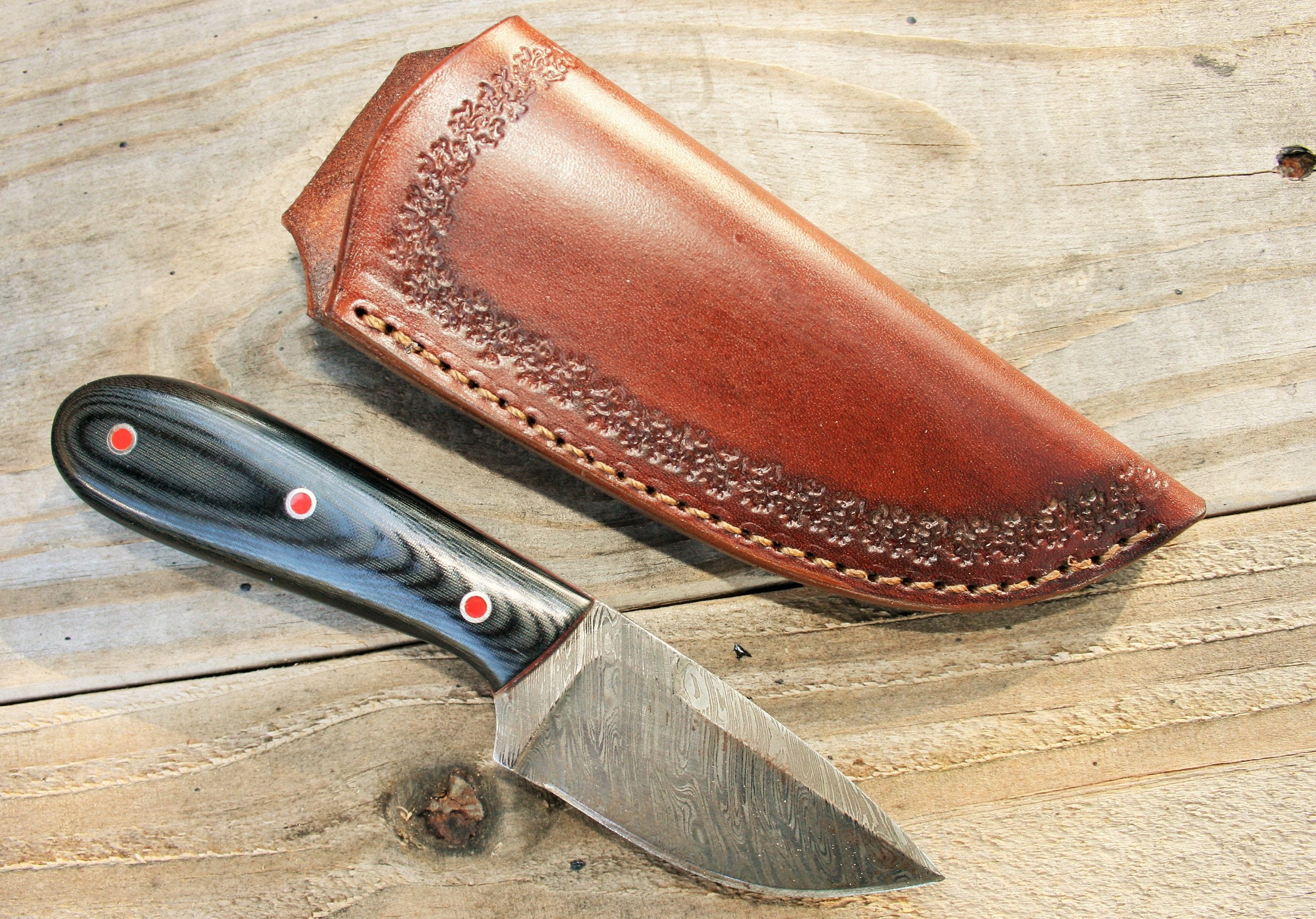 Leather Knife Sheath Small B3 Etsy