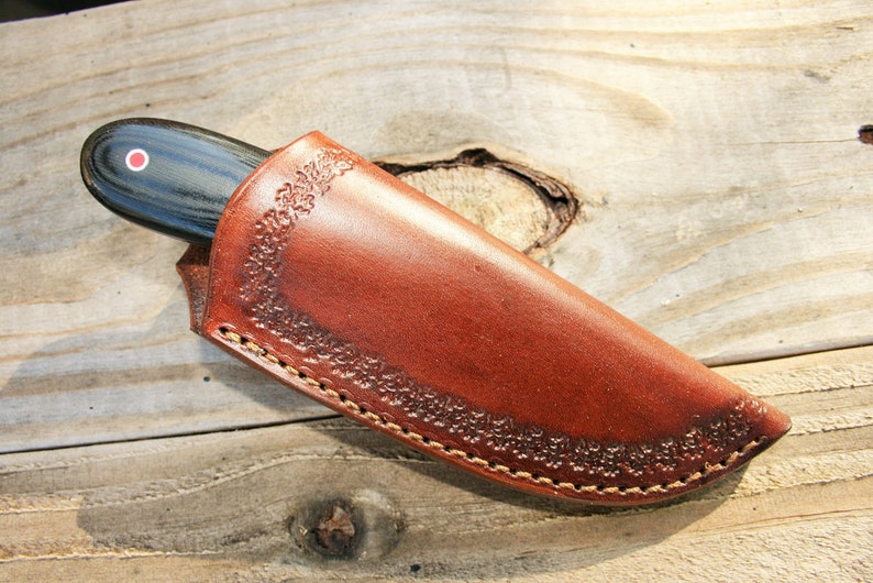 Leather Knife Sheath Small B3e Etsy