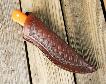 Funda de cuero para cuchillo - Mediana A2c