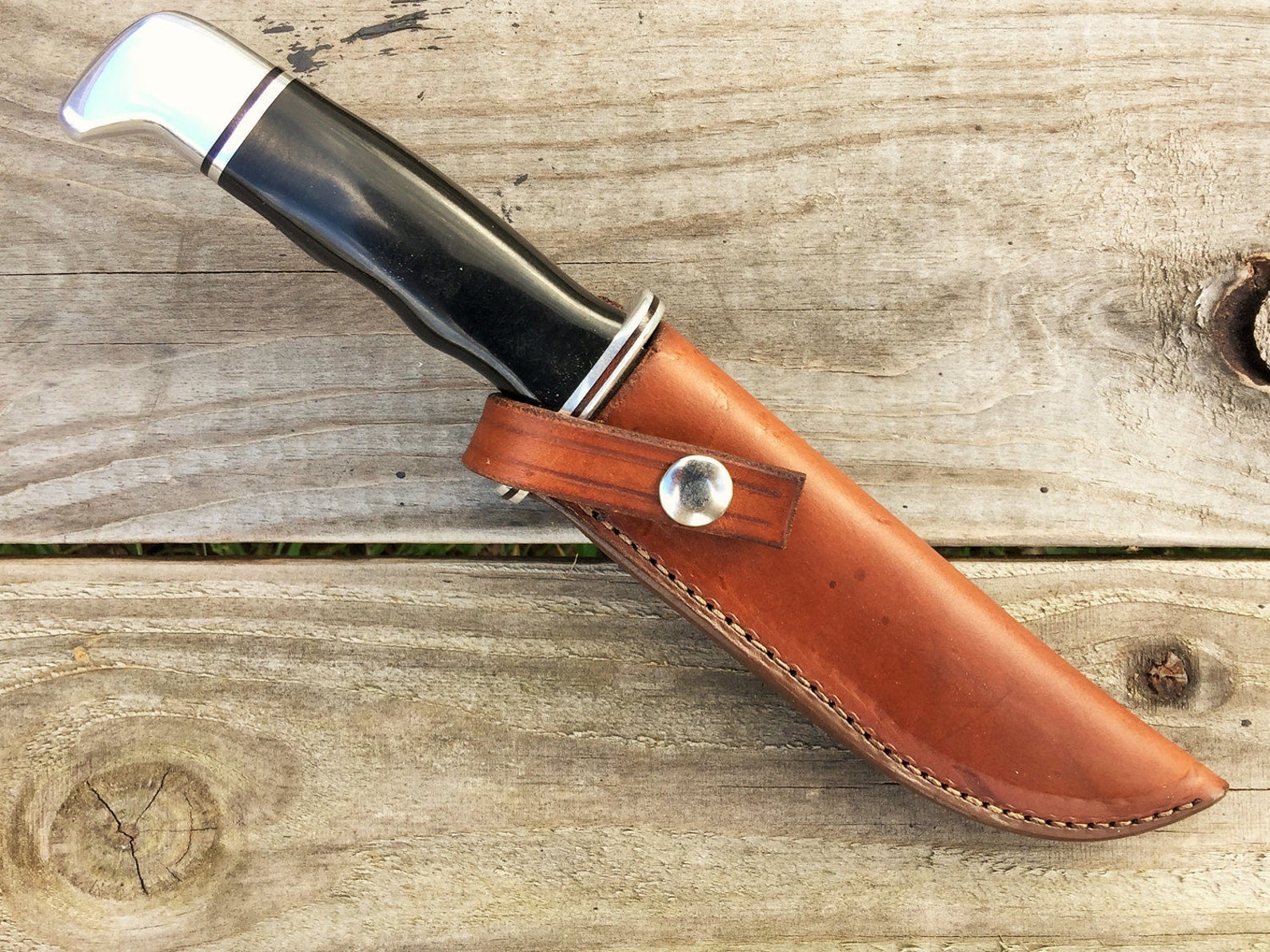 Leather Knife Sheath for Buck 119 A Etsy Canada