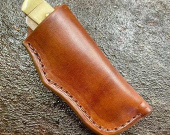 Leder-Messerscheide für 10 cm Trapper 2a