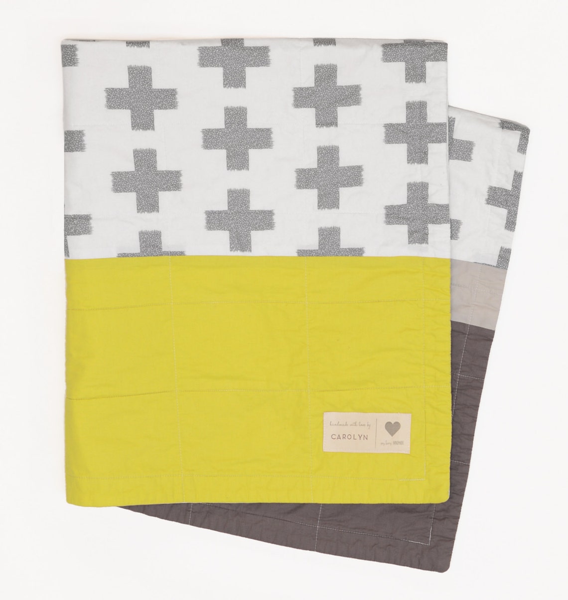 Beginner Baby Quilt Kit Modern Quilt Kit Personalized Etsy