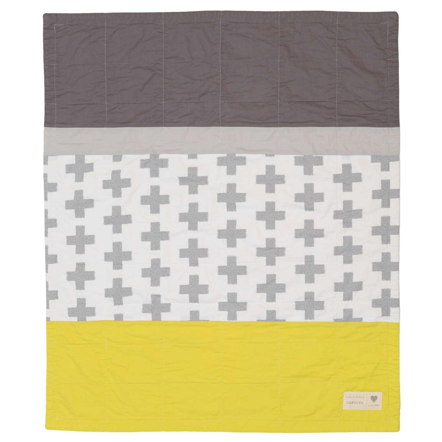 Beginner Baby Quilt Kit Modern Quilt Kit Personalized Etsy