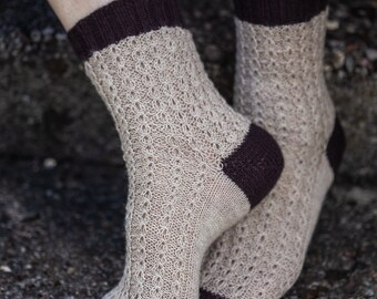 Cosy hand-knitted socks