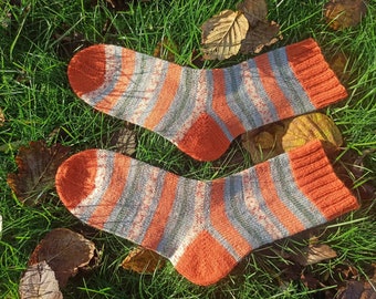 Cozy Hand-Knitted Wool & Polyamide Blend Socks