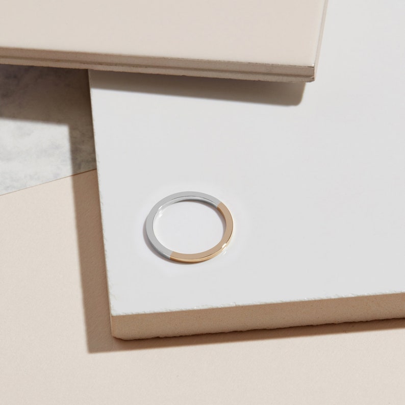 Gold /& Silver Golden Ratio Ring