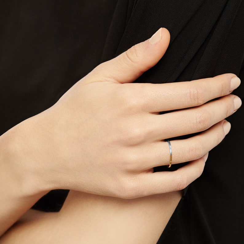 Gold /& Silver Golden Ratio Ring