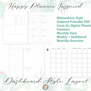 MINI Disc 5 Nested PAGE MARKERS Discbound Planner Die Cutting Files Set  Cutting Template Svg, Png, Pdf Diy Planner 