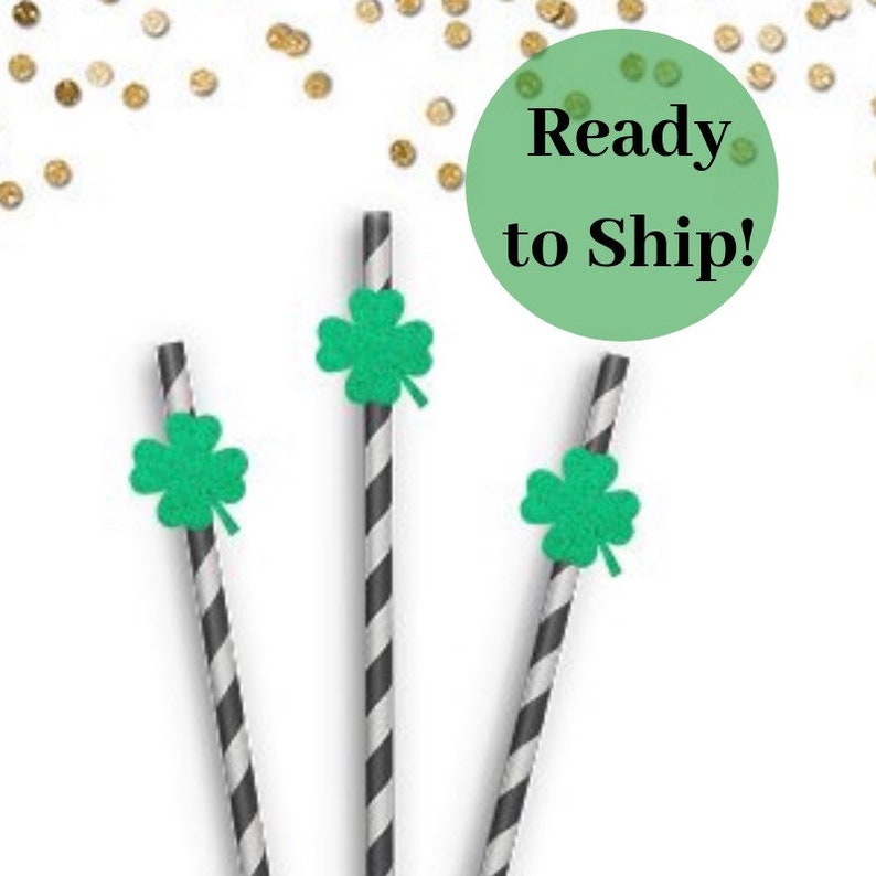 St Patrick's Day. St Patrick's Day Party. St Patty's Day. Four Leaf Clover. Kiss me I'm Irish. Leprechaun party. St Patrick's Day Decoration image 1