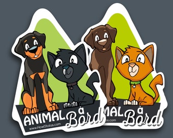 Stickers "Animal à Bord"