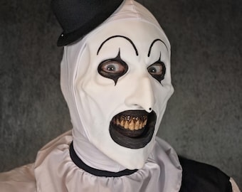 Silicone Psycho Clown Facemask