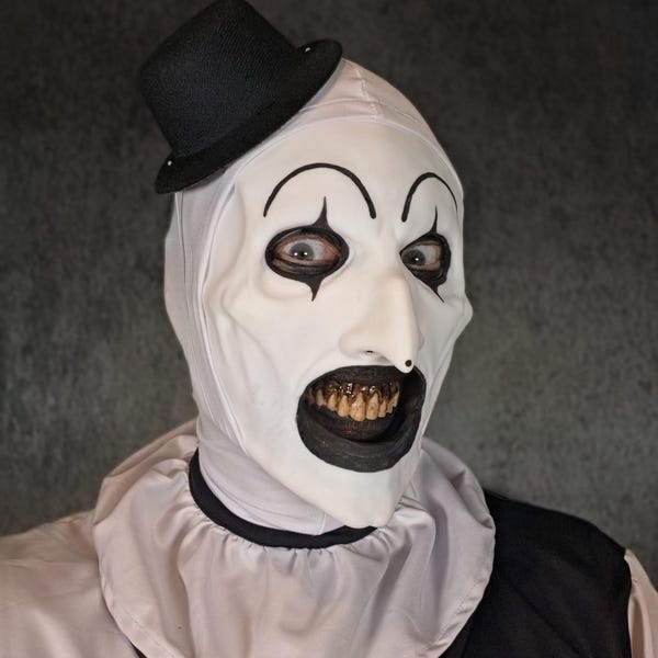 Silicone Psycho Clown Facemask