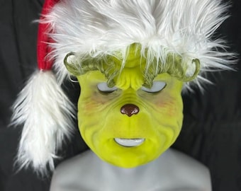 Siliconen The Grouch-gezichtsmasker