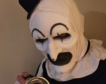 Masque facial de clown psychopathe