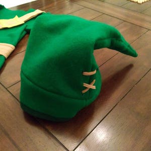Handmade Legend of Zelda's Link Inspired Costume Shirt and Hat Halloween Costume Photo prop image 2