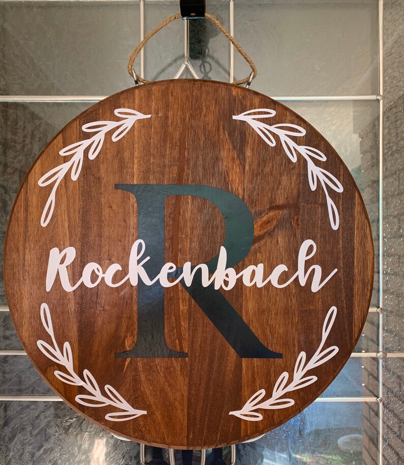 Custom Door Hanger Front Door Hanger Custom Family Sign Etsy