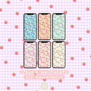 Marshmallow Froggy iPhone Wallpaper, Kawaii iPhone Wallpaper