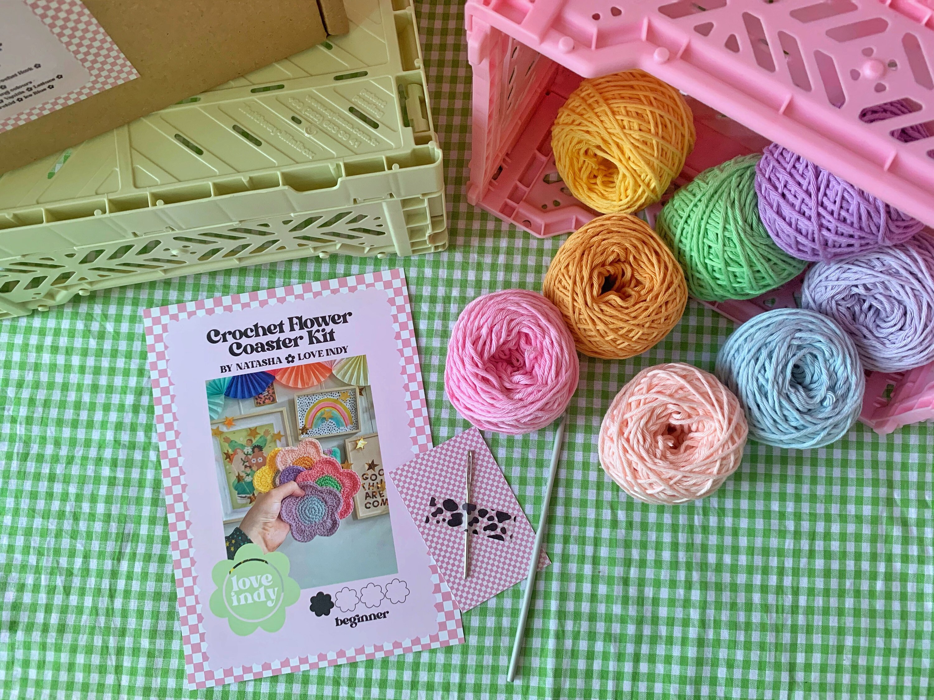 Crochet Kit Crochet Coaster Kit Crochet DIY Kit Crochet Etsy UK