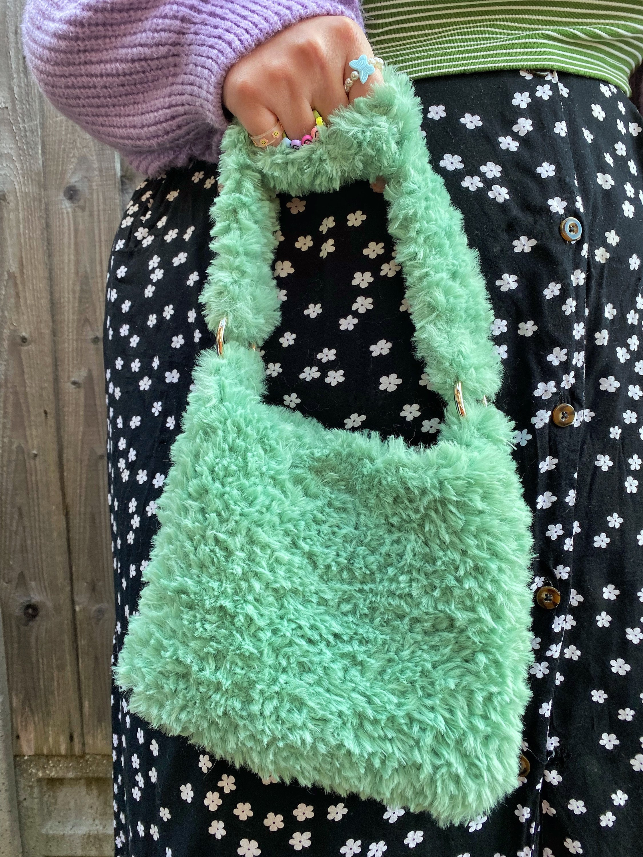 Y2K Crochet Mini Shoulder Bag Tutorial🦋✨(Beginner Friendly Crochet) 