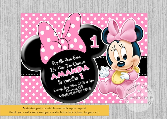 INVITI MINNIE DA SCARICARE