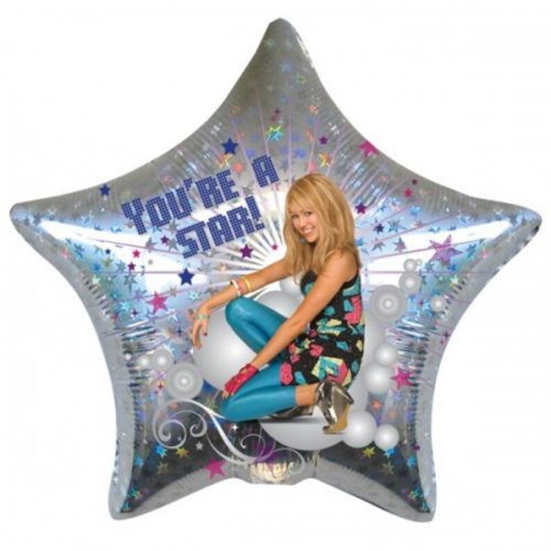Fast Ship 2 Hannah Montana Miley Cyrus Birthday Balloons Etsy