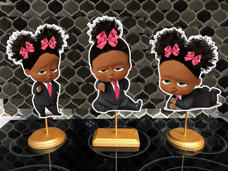 Boss Baby African American Girl Birthday Party Supplies