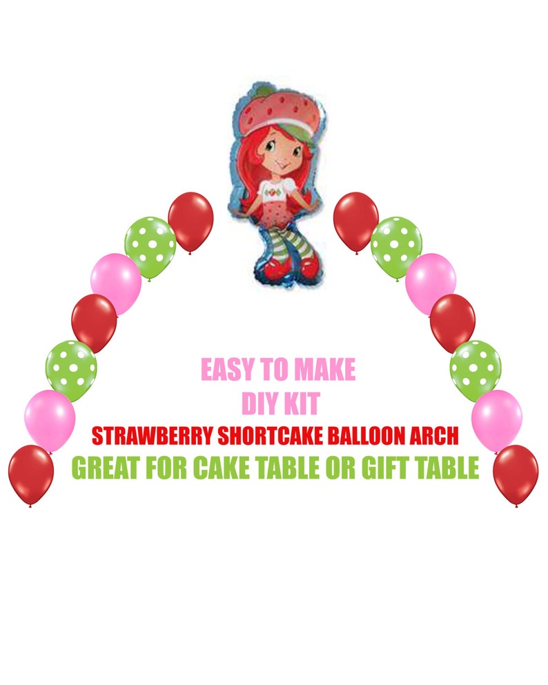 Mobel Wohnen Strawberry Shortcake Birthday Party Balloons Party