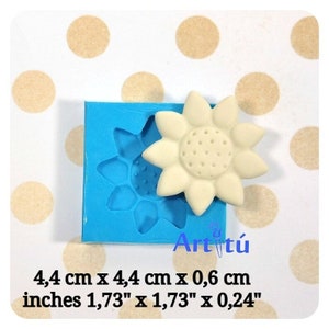 Sunflower silicone mold, sunflower resin mold, sunflower keychain mold, sunflower silicon mold, handmade mold & prototype.