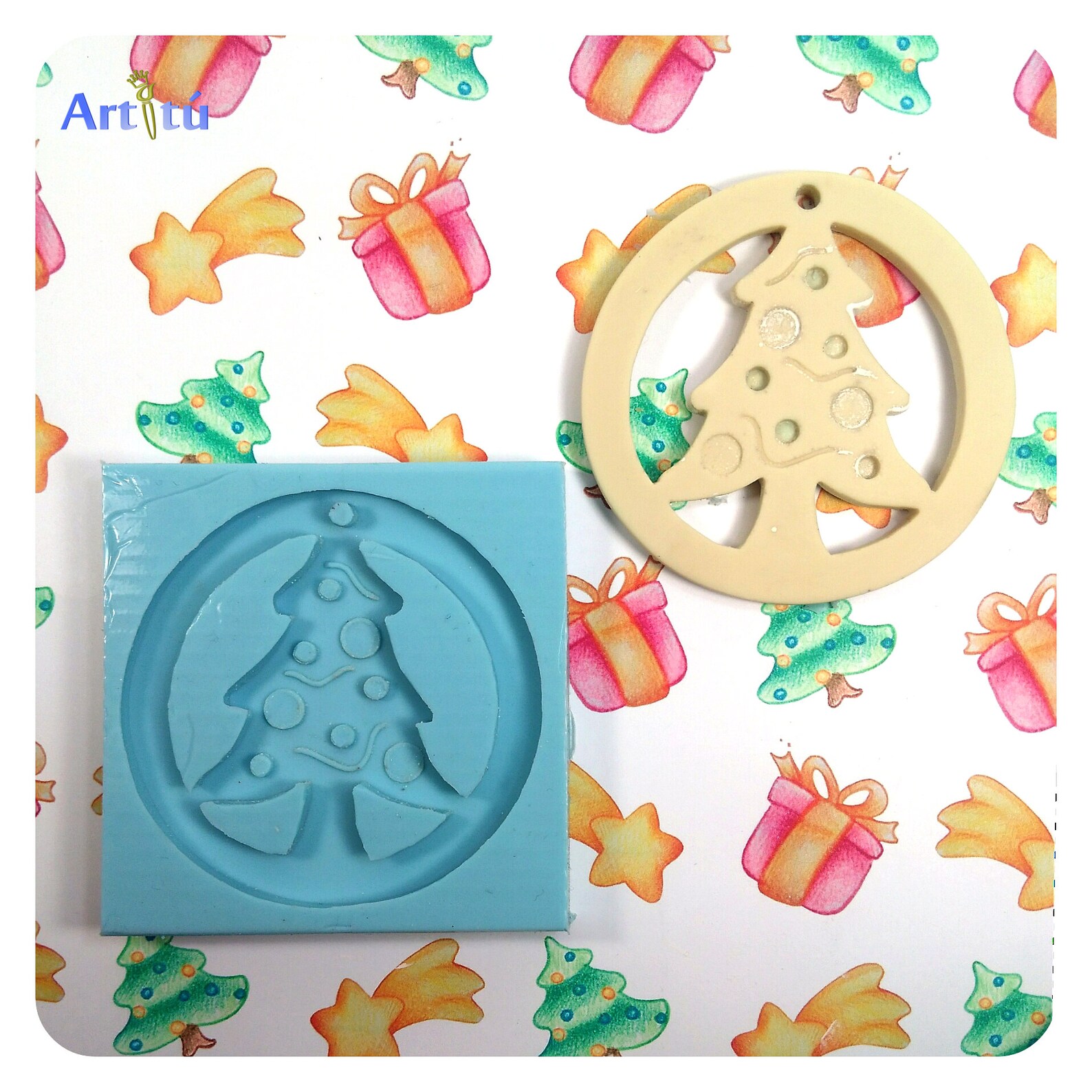 Christmas tree mold Christmas ornament mold silicone mold | Etsy